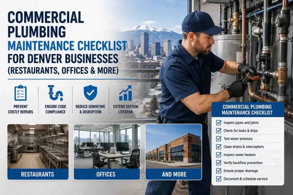 Commercial Plumbing Maintenance Checklist for Denver Businesses