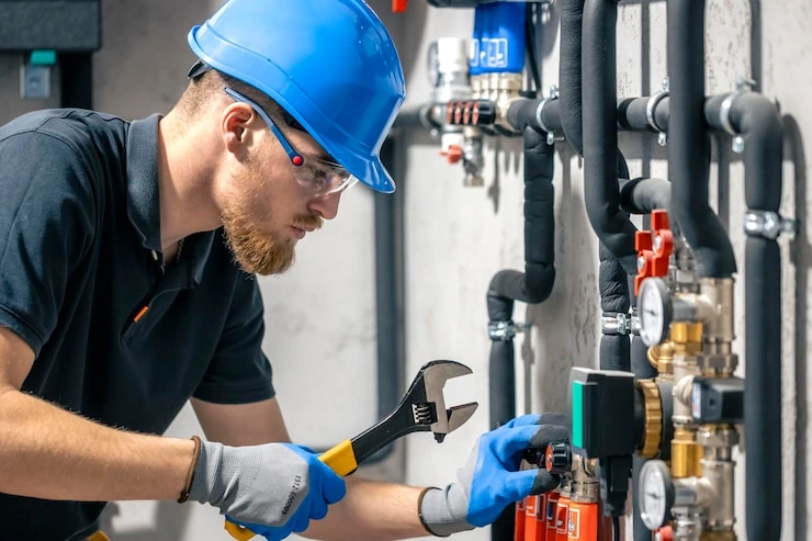 A Local Expert Plumber doing plumbing work for a local business in Denver