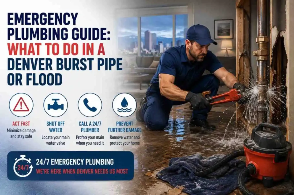 What to Do in a Denver Burst Pipe or Flood